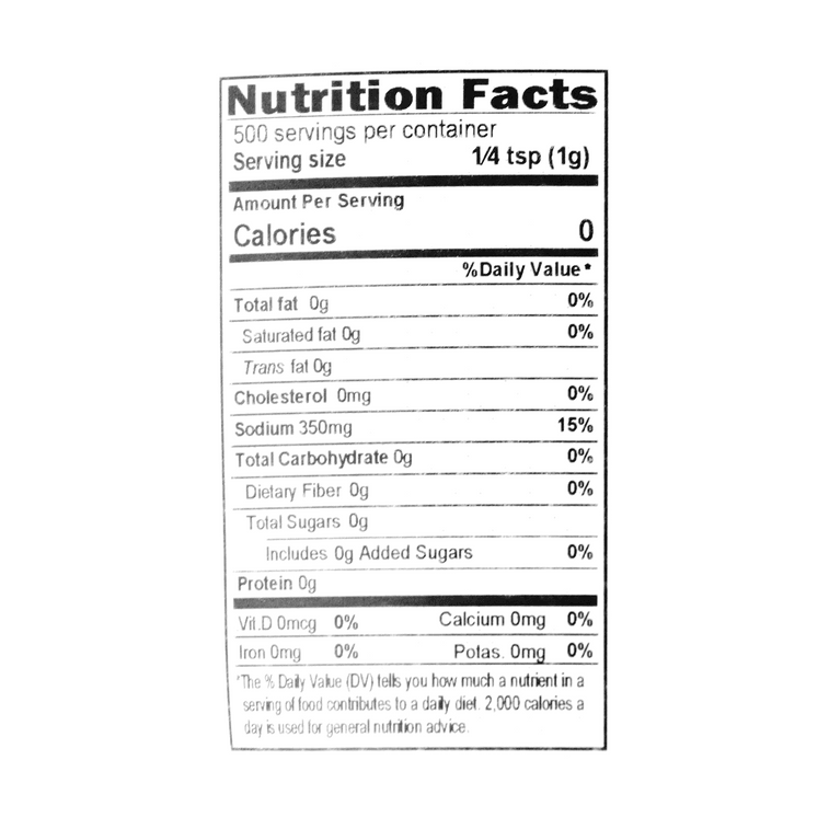 Salt Solar Salt 500g 6