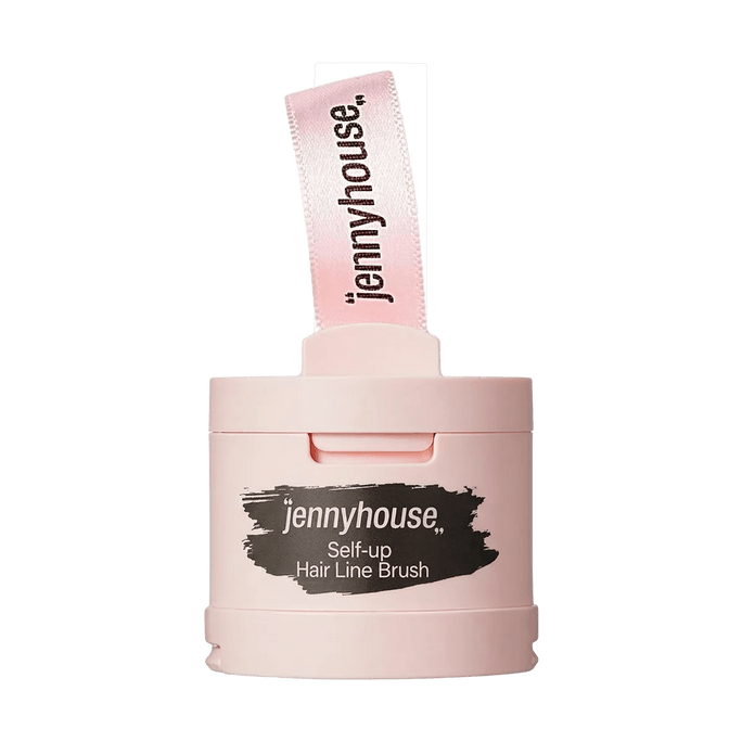 Self-Up Hair Line Brush Hairline Coverage & Fill-In Portable Easy Color #02 Dark Brown 0.14 oz