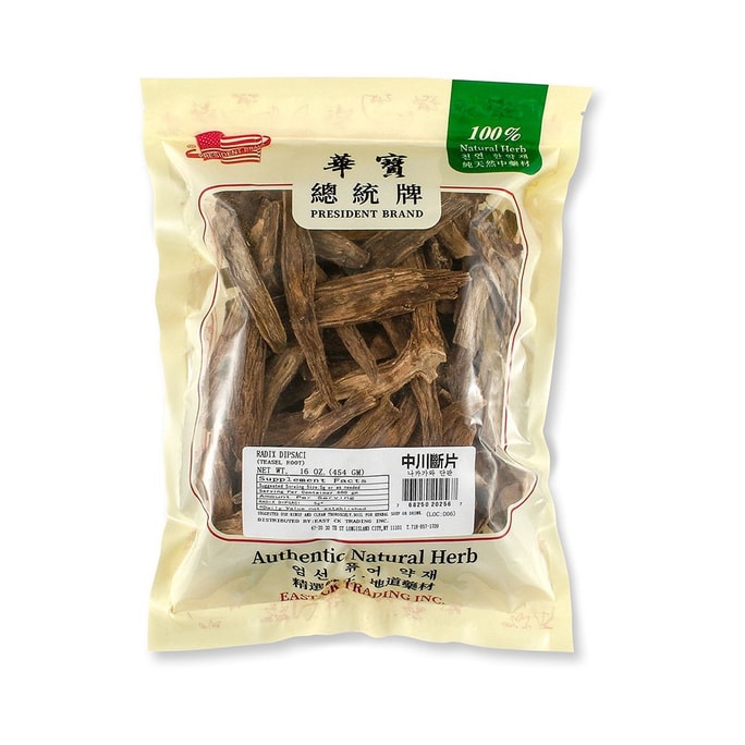 【美國直郵】總統牌 中藥材 中川斷片 補肝腎強筋骨 16oz