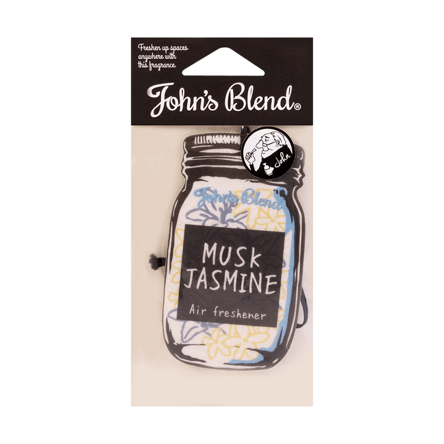 日本JOHN'S BLEND 悬挂式车载衣柜芳香剂香片 #麝香茉莉香 11g 1件入
