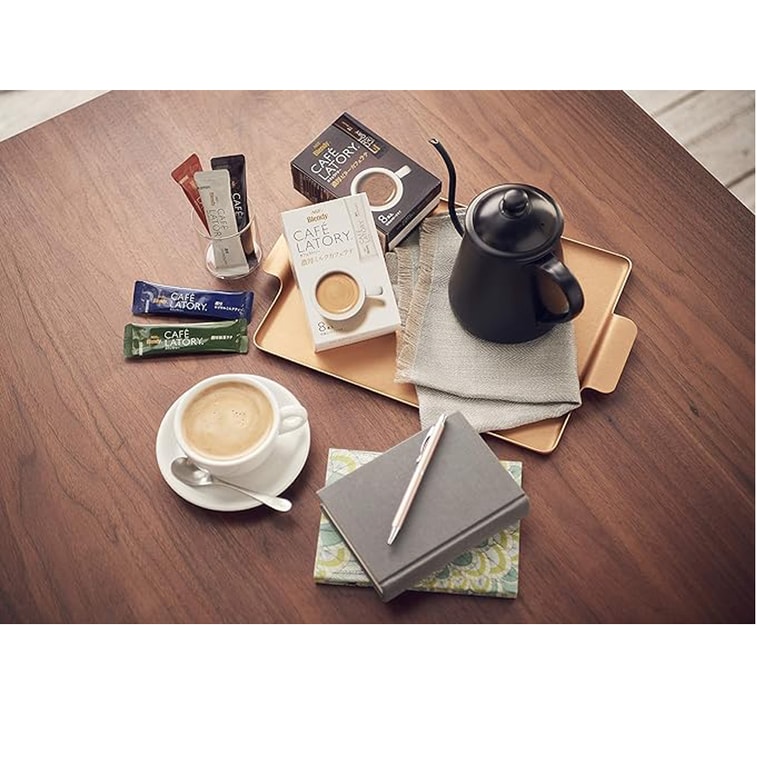 [일본 직배송] AGF 블렌디 스틱 무설탕 인스턴트 라떼 8봉 5