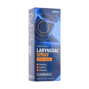 日本SATO佐藤 LARYNGOAL 口噴 清潔 清爽 口氣清新劑 喉嚨噴霧 緩解口臭 20ml
