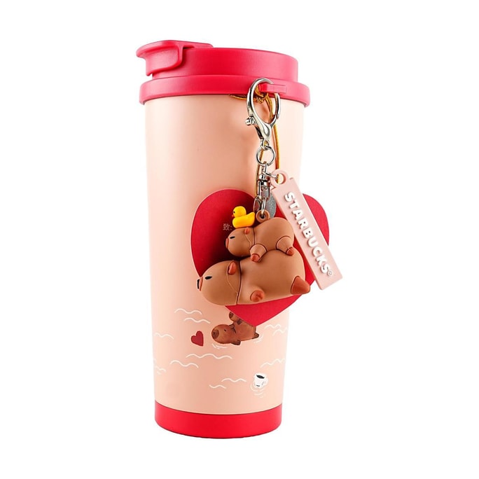 STARBUCKS Stainless Steel Double Drinking Cup 480ml [Star Companion]