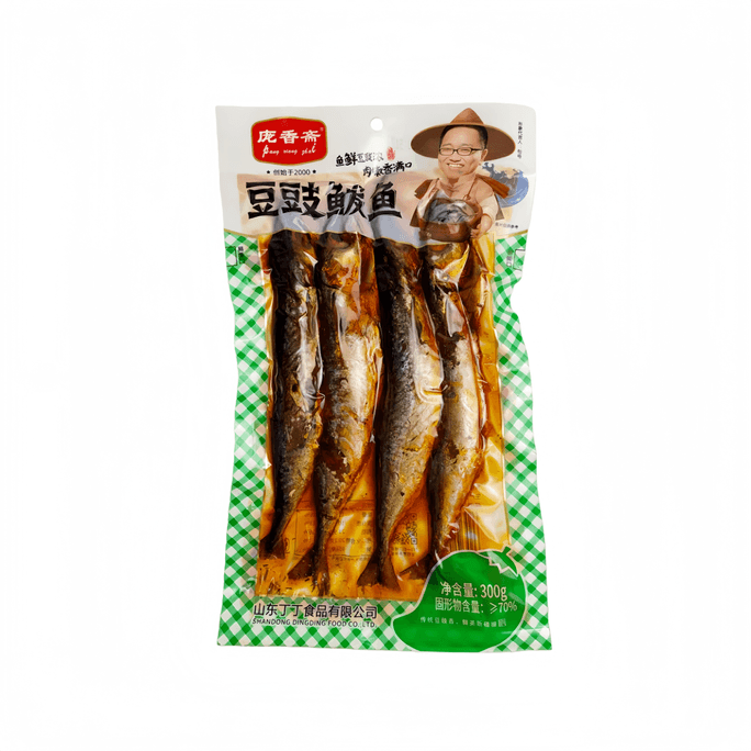 【中国直送】龐香寨 黒豆サバ缶詰（300g×1パック）