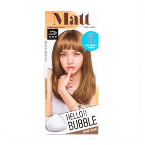 Hello Bubble Hair Dyeing Coloring Color #8MGMatt Gold