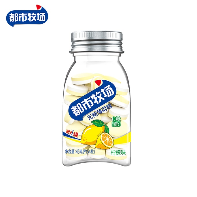 Vitamin C Sugar-Free Lemon Mints 45g