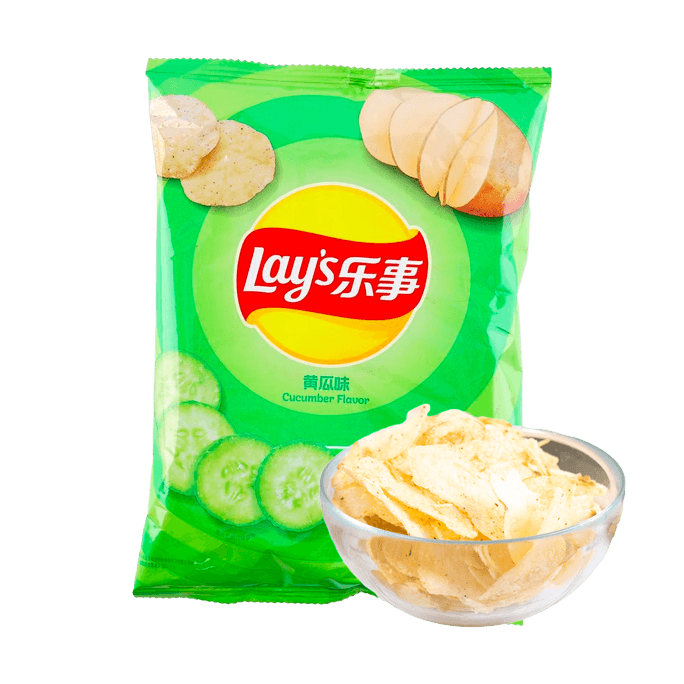 大陸版LAYS樂事 洋芋片 黃瓜味 袋裝 70g 包裝隨機發