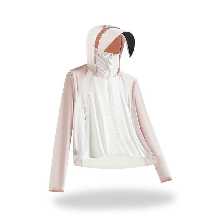 Sun Protective Jacket White Pink