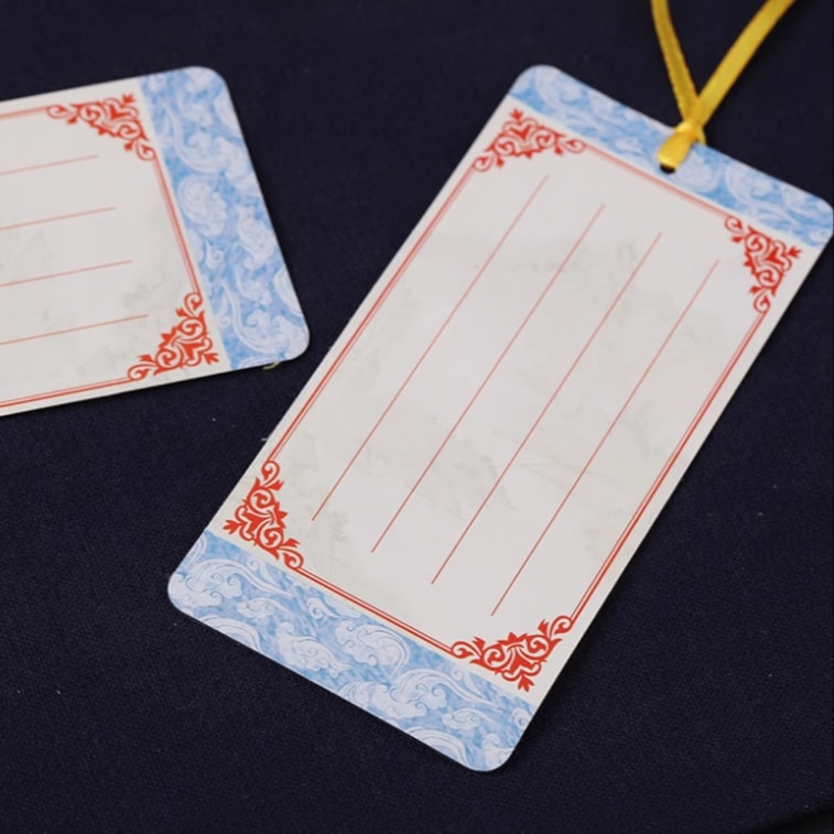 【中国直邮】特色脸谱剪纸书签 民俗工艺品 中华文化非遗礼品 12生肖 1套(12张) 4