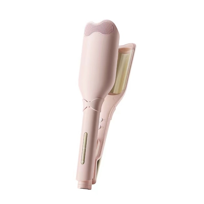敏煌 浪漫法式蛋卷棒大波浪卷发器 粉色 1件