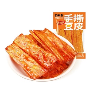 口口香 手撕豆皮10包 香辣味豆卷辣条湖南特产零食儿时怀旧即食 好吃到抽耳光都不放手