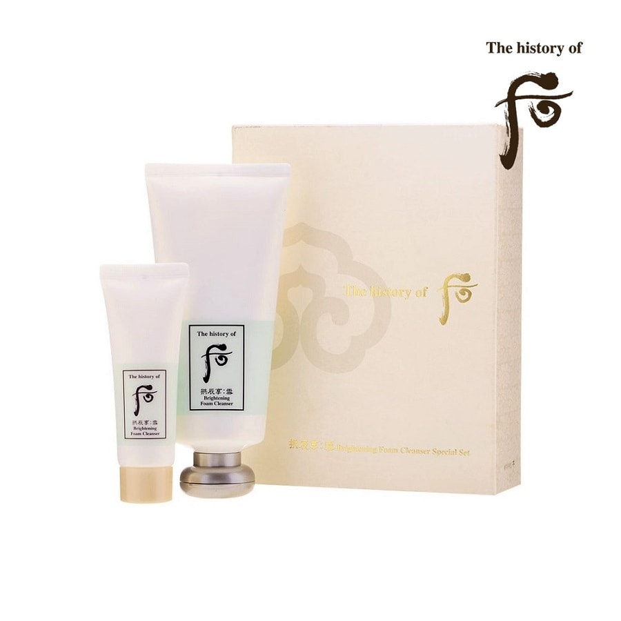 韩国THE HISTORY OF WHOO 后拱辰享雪玉凝洗面奶套装EXP DATE : 4/01