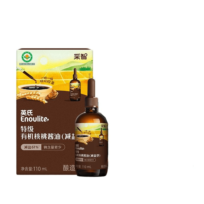 Eng's Organic Soy Sauce Special Grade Walnut Soy Sauce Without Added Children's110ml*1 Box