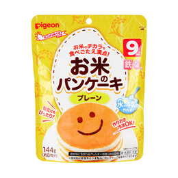 日本PIGEON貝親 寶寶輔食鬆餅粉 早餐點心蛋糕粉 原味 144g 9M+