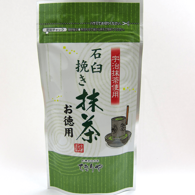 【日本直送品】CHIKIRIYA 石臼挽き抹茶 徳用 60g
