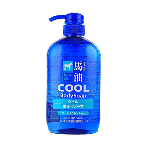 日本熊野油脂 马油清凉沐浴露 保湿+降温 双重护理 清爽不拔干 600ml