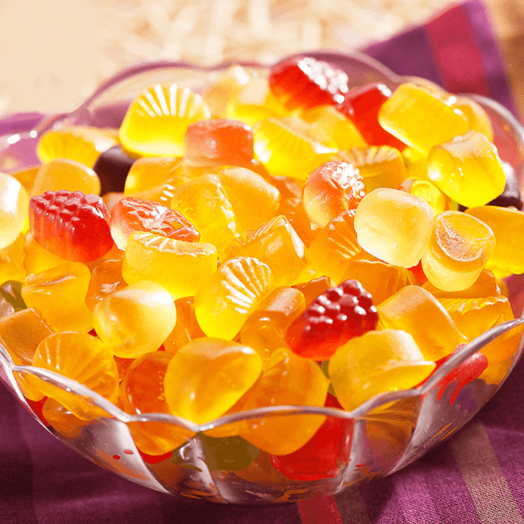 WANT WANT QQ Juicy Fruit Gummy Assortment -, 10 Pack, 7.05 oz