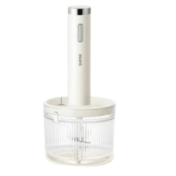 Wireless Mincer with Automatic Seasoning Dispenser Glass Model Cordless & Plug-Free 1 Unit