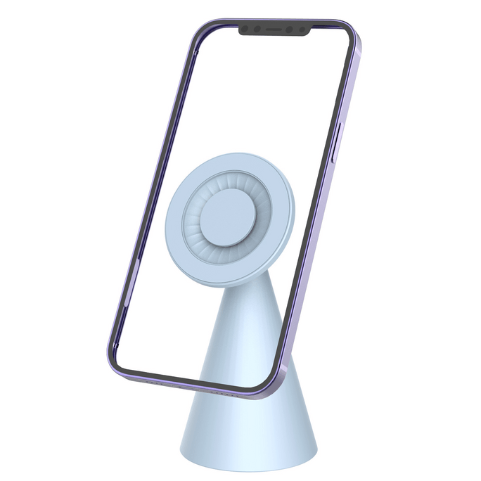 Guding Circular Magsafe Phone Holder Lazy Phone Holder Desktop Magnetic Phone Holder White 1 Unit