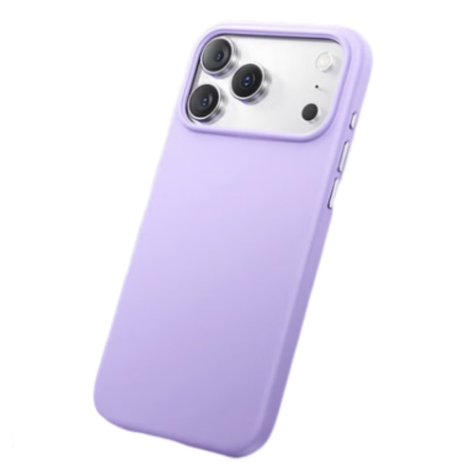 【香港直送】 Baseus 液態矽膠磁吸手機殼 星雲紫 適用於 Apple 17*1 防刮防塵