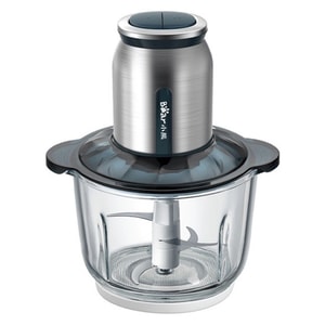 베어 고기 분쇄기 스테인리스 스틸 초퍼 자동 블렌더 다진 고기 및 마늘 블렌더 (110V, 2L)