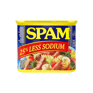 Spam 25% Less Sodium Lunch Meat Ham, 12 oz【Low Sodium】