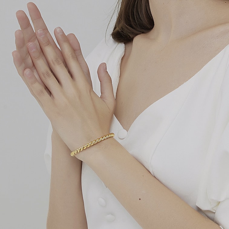 SHAPES STUDIO 法式麻花手镯 一个 4