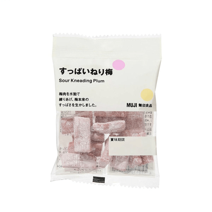 酸甜解饞|MUJI無印良品酸梅片軟糖33g清新口感【日本直郵】