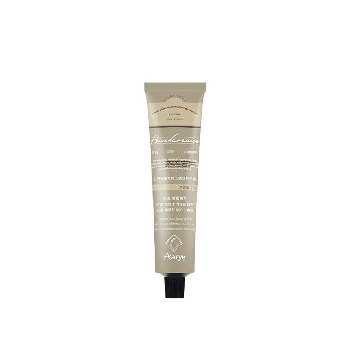 Aarye Annoya Aluminum Tube Fragrance Hand Cream Moisturizing Water Winter Countryside And White Tea 75g * 1