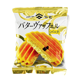 日本WAKO 香草夹心黄油华夫饼干 28g 