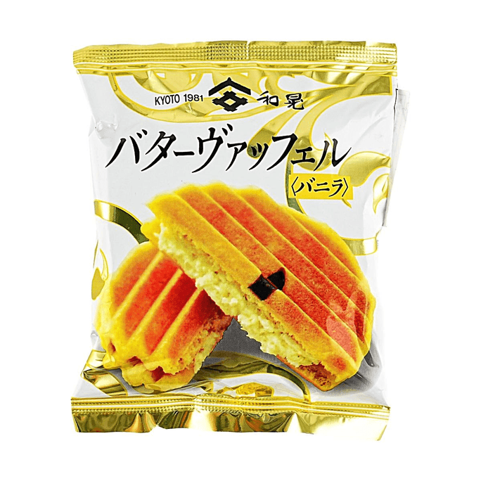 日本WAKO 香草夾心奶油華夫餅乾 28g