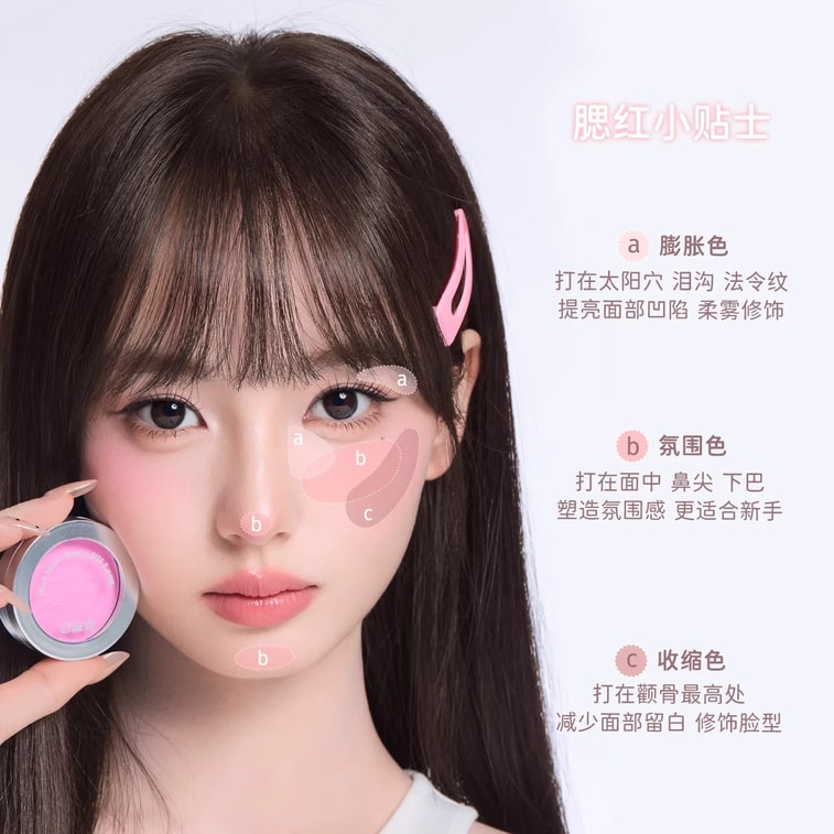 Monochrome Soft Mist Blush [18 Dream Gill Purple - Ambient Color] Highlight Grooming 3g 5