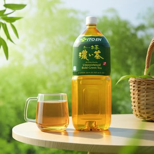 Koicha Unsweetened Bold Green Tea,67.6 fl oz【0 Sugar 0 Fat Low Calories】