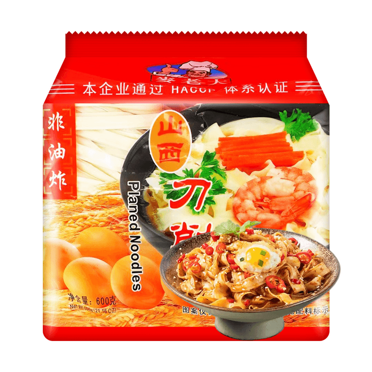 麥老大 山西刀削麵 600g【非油炸方便麵餅火鍋麵條】 3