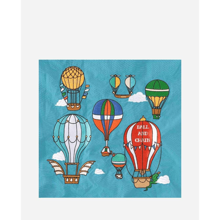 ボール＆チェーン カラフルバルーン刺繍ショルダーバッグ ターコイズ ミディアム 165g 3