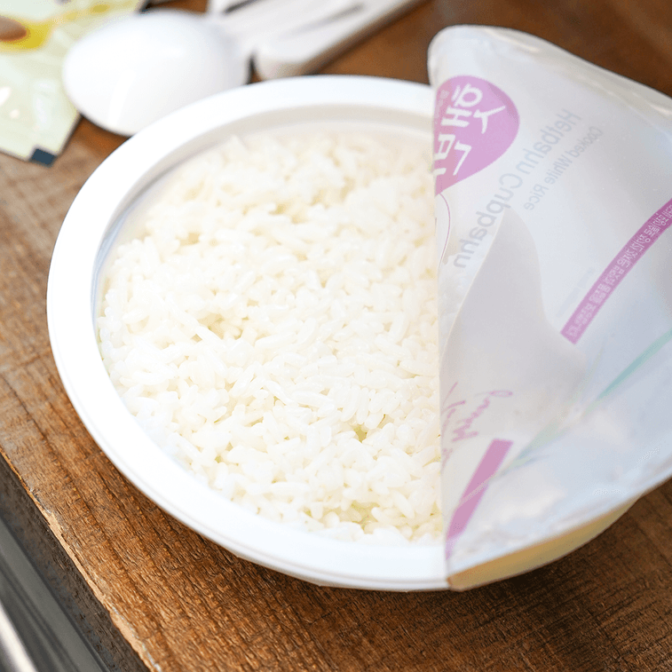 Cooked White Rice With Seaweed Soup Mix, Big Bowl, 5.82 oz 3