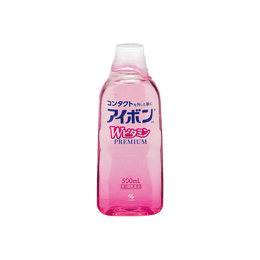 日本KOBAYASHI小林製藥 洗眼液 #粉紅色 清涼度3~4 500ml 含雙倍維他命 預防眼部疾病