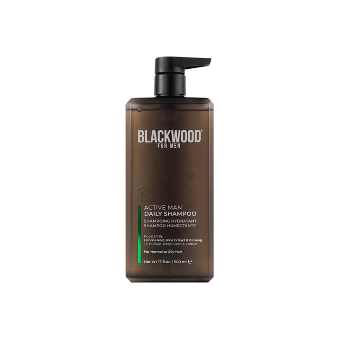 美國BLACKWOOD FOR MEN 男士活力防脫生髮洗髮精 清潔控油止癢 育發滋養 強化毛囊 500ml