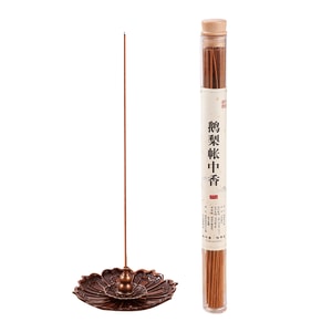 水月秦淮 【南唐李后主宫廷所用古方】鹅梨帐中香线香20g  卧室助眠香薰【融合果甜与沉香的古典】纯手工制作安全环保