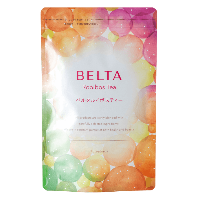 【高顏值心動單品】【日本直郵】日本BELTA貝洛塔增強葉酸吸收效果 配合12種+健康美容成分 無咖啡因 混合茶 15包