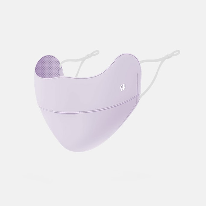 [중국발 다이렉트 메일] 골러브조이 자외선 차단 마스크, 눈 보호, 자외선 차단, 자외선 차단, 방진, 통기성, 귀걸이, 김서림 방지, 라벤더 퍼플