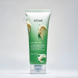 韩国ANUA安宇安 鱼腥草毛孔深层清洁泡沫洗面奶 0.5%水杨酸BHA 150ml 温和去角质 舒缓镇静 清爽保湿 油性&混合性肌