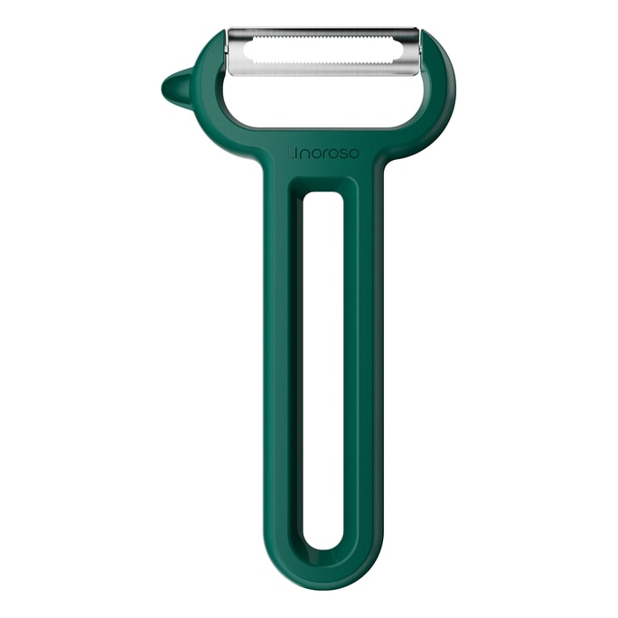 LINOROSO Serrated Fruit Y-Peeler - Green