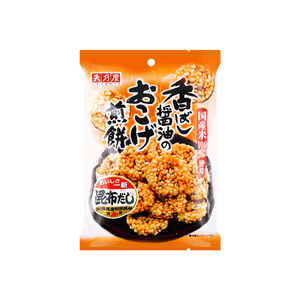 Japanese Shoyo Rice Cracker Senbei,Soy Sauce Flavor, 40g