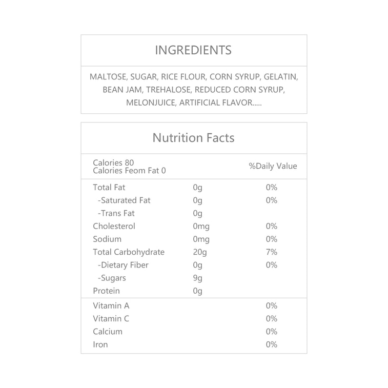 日本KUBOTA久保田 夹心大福饼 麻薯糯米糍点心 哈密瓜味 200g 10