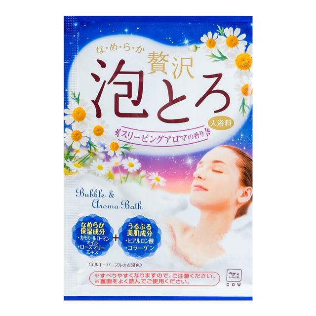 カウブランド牛乳石鹸 贅沢泡とろ入浴料スリーピングアロマの香り30g