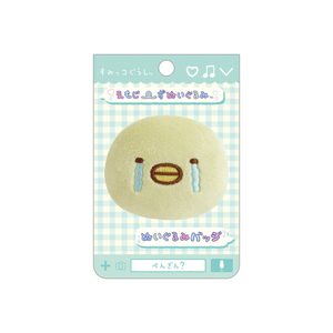 【日本直送】サンエックス ぬいぐるみ絵文字バッジブローチ - 泣いているペンギン（1個）