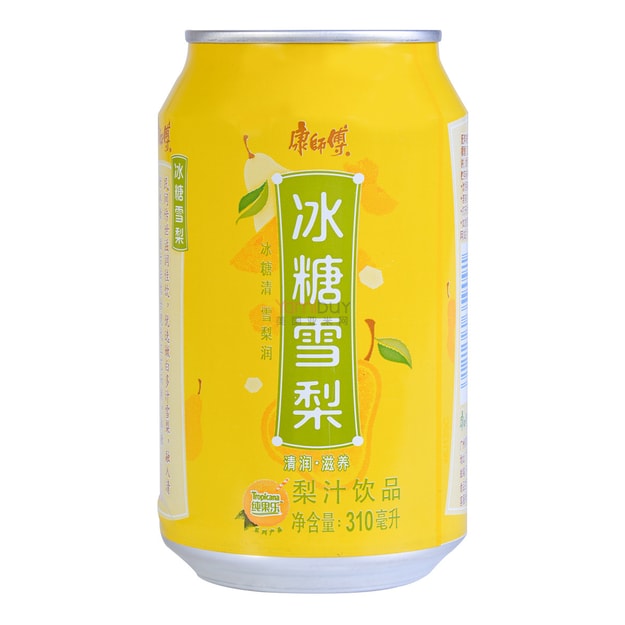 商品詳情 - 康師傅 冰糖雪梨 梨汁飲品 罐裝 310ml - image 0