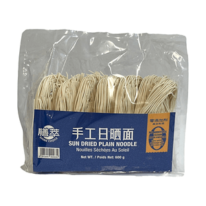 Sun Dried Plain Noodle 21.16oz Handmade Vacuum Kneaded No Additives