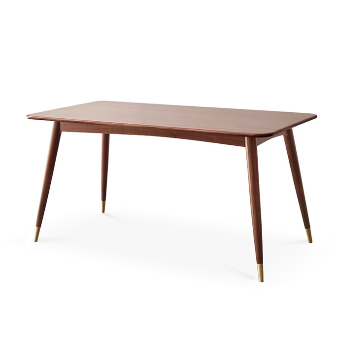 Fancyarn Solid Wood Countertop Rectangular Countertop Dining Table 1.3m